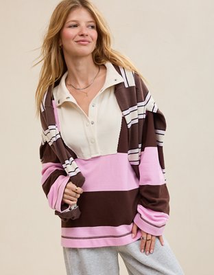 Aerie Quarter Snap Sweatshirt