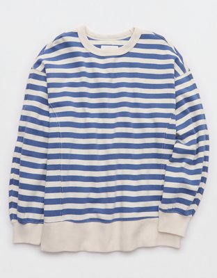 OBEY Anden Stripe Crew Neck Sweatshirt | Urban Outfitters