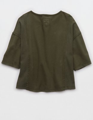 Aerie Unwind Waffle T-Shirt