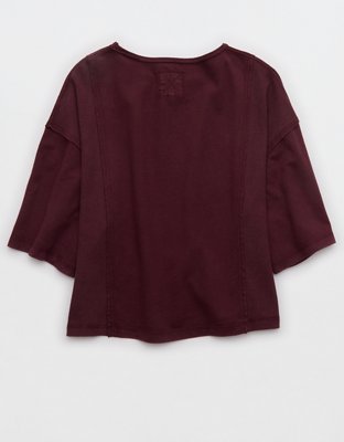Aerie Unwind Waffle T-Shirt