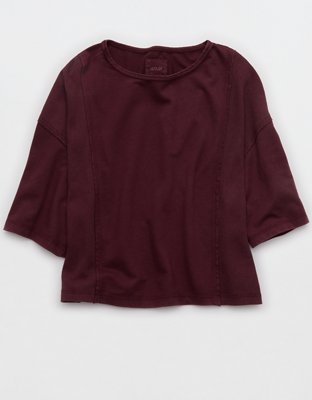 Aerie Unwind Waffle T-Shirt | Aerie