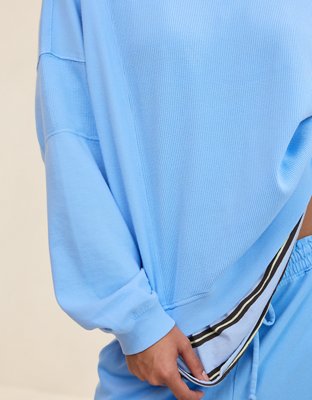 Aerie Unwind Waffle Long Sleeve T-shirt