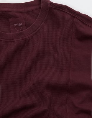 Aerie Unwind Waffle Long Sleeve T-shirt