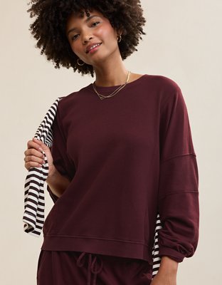 Aerie Unwind Waffle Long Sleeve T-shirt