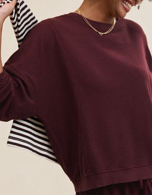 Aerie Unwind Waffle Long Sleeve T-shirt
