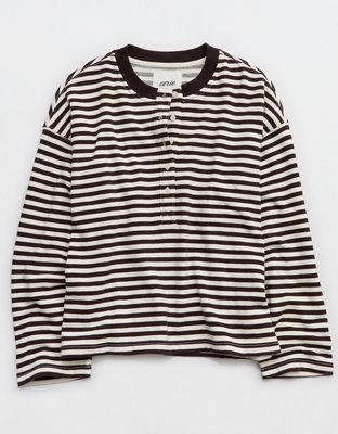 Aerie Alumni Henley Sweatshirt
