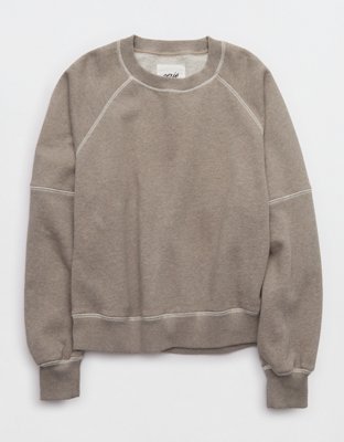 Aerie Go-To Classic Length Crew Sweatshirt