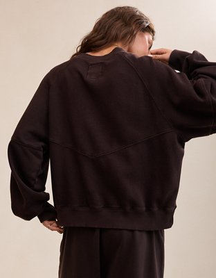 Aerie Go-To Classic Length Crew Sweatshirt