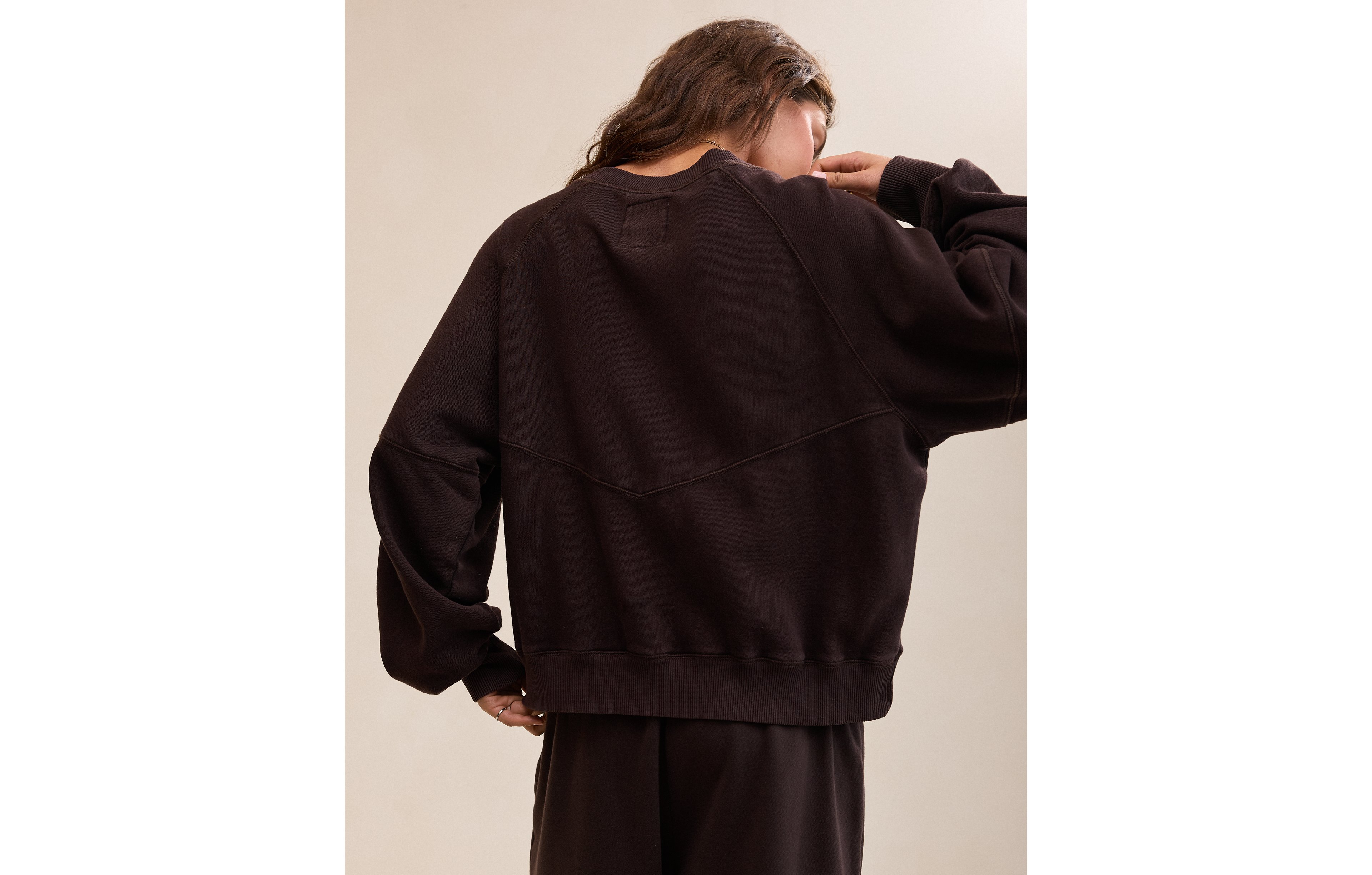 Aerie Go-To Classic Length Crew Sweatshirt