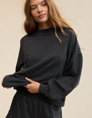 Aerie Alumni Mock Neck Sweatshirt