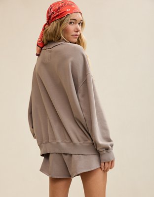 Aerie Alumni Mock Neck Sweatshirt