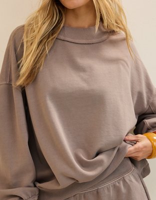 Aerie Alumni Mock Neck Sweatshirt