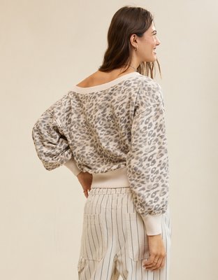 Aerie Go-To Off The Shoulder Sweatshirt