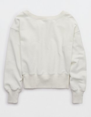 Aerie Go-To Off The Shoulder Sweatshirt
