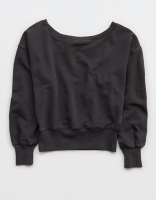 Aerie Go-To Off The Shoulder Sweatshirt