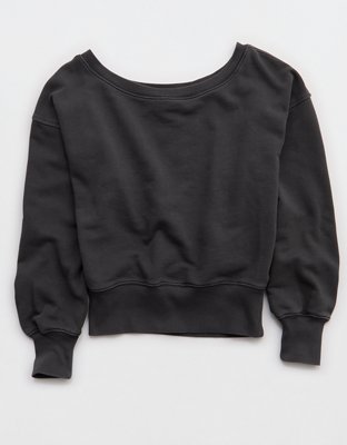 Aerie Go-To Off The Shoulder Sweatshirt