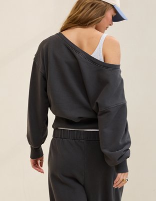 Aerie Go-To Off The Shoulder Sweatshirt