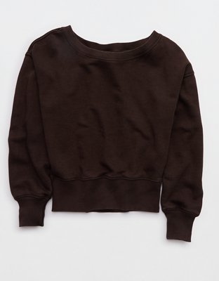 Aerie Go-To Off The Shoulder Sweatshirt | Aerie