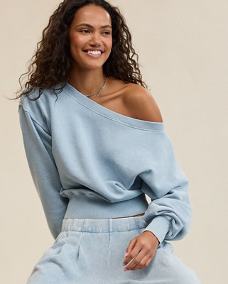 Aerie Go-To Off The Shoulder Sweatshirt