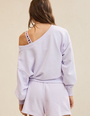 Aerie Go-To Off The Shoulder Sweatshirt