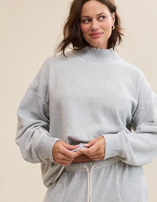 Aerie Layover Mockneck Sweatshirt