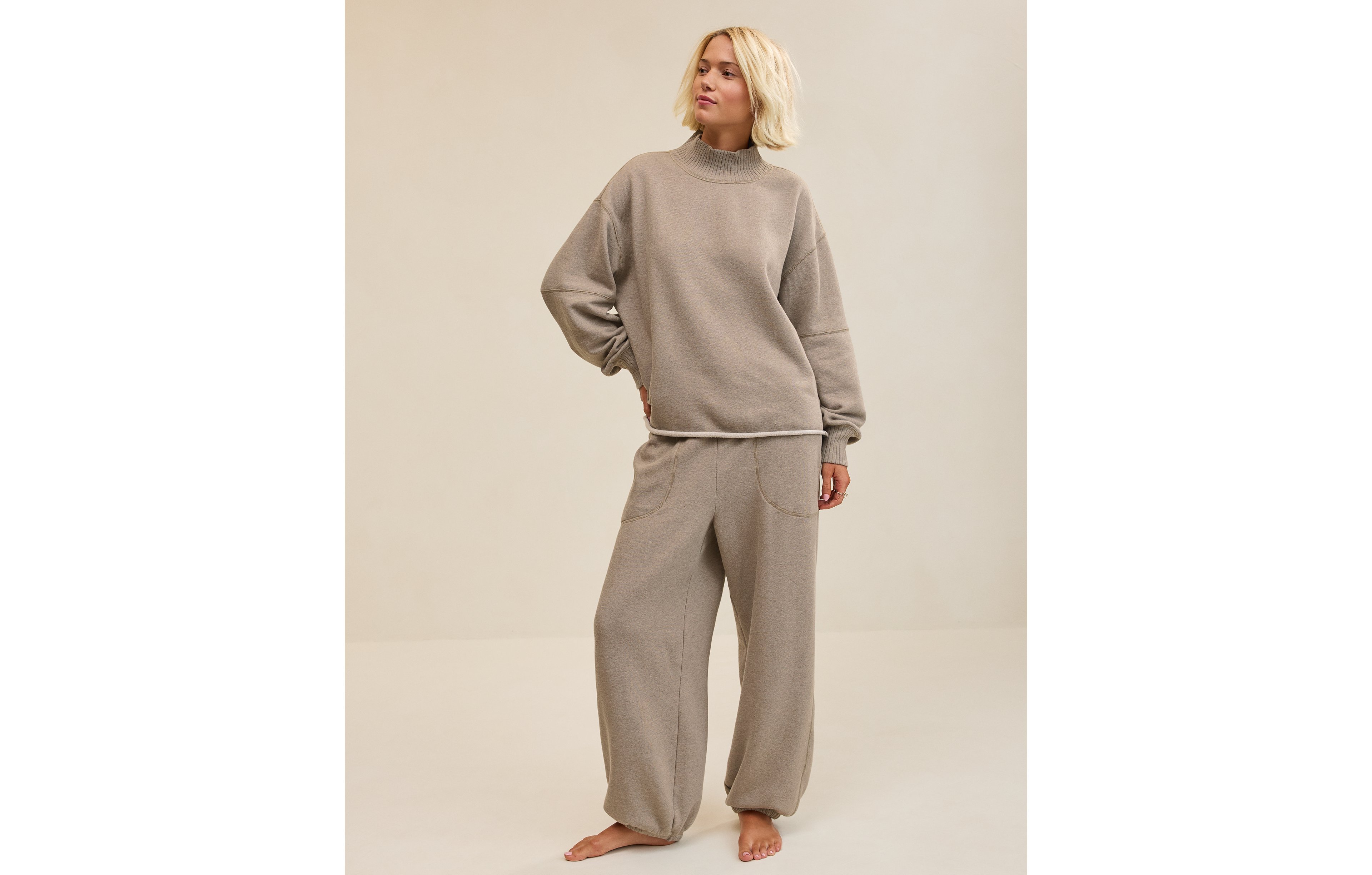 Aerie Layover Mockneck Sweatshirt