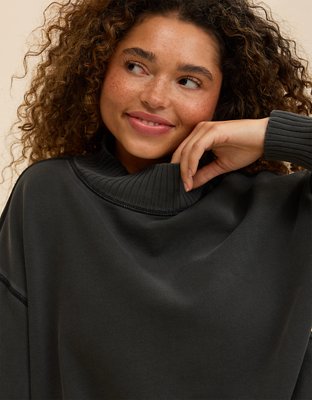 Aerie Layover Mockneck Sweatshirt