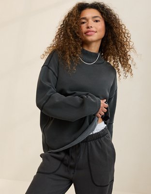 Aerie Layover Mockneck Sweatshirt