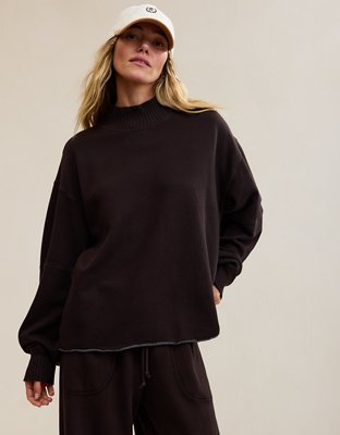 Aerie Layover Mockneck Sweatshirt