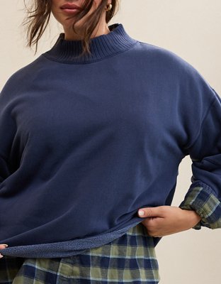 Aerie Layover Mockneck Sweatshirt