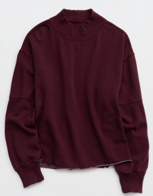 Aerie Layover Mockneck Sweatshirt