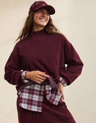 Aerie Layover Mockneck Sweatshirt