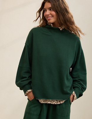 Aerie Layover Mockneck Sweatshirt
