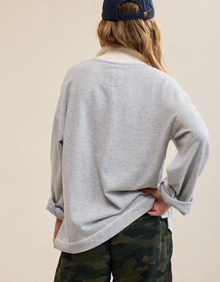 Aerie Quarter Snap Sweatshirt
