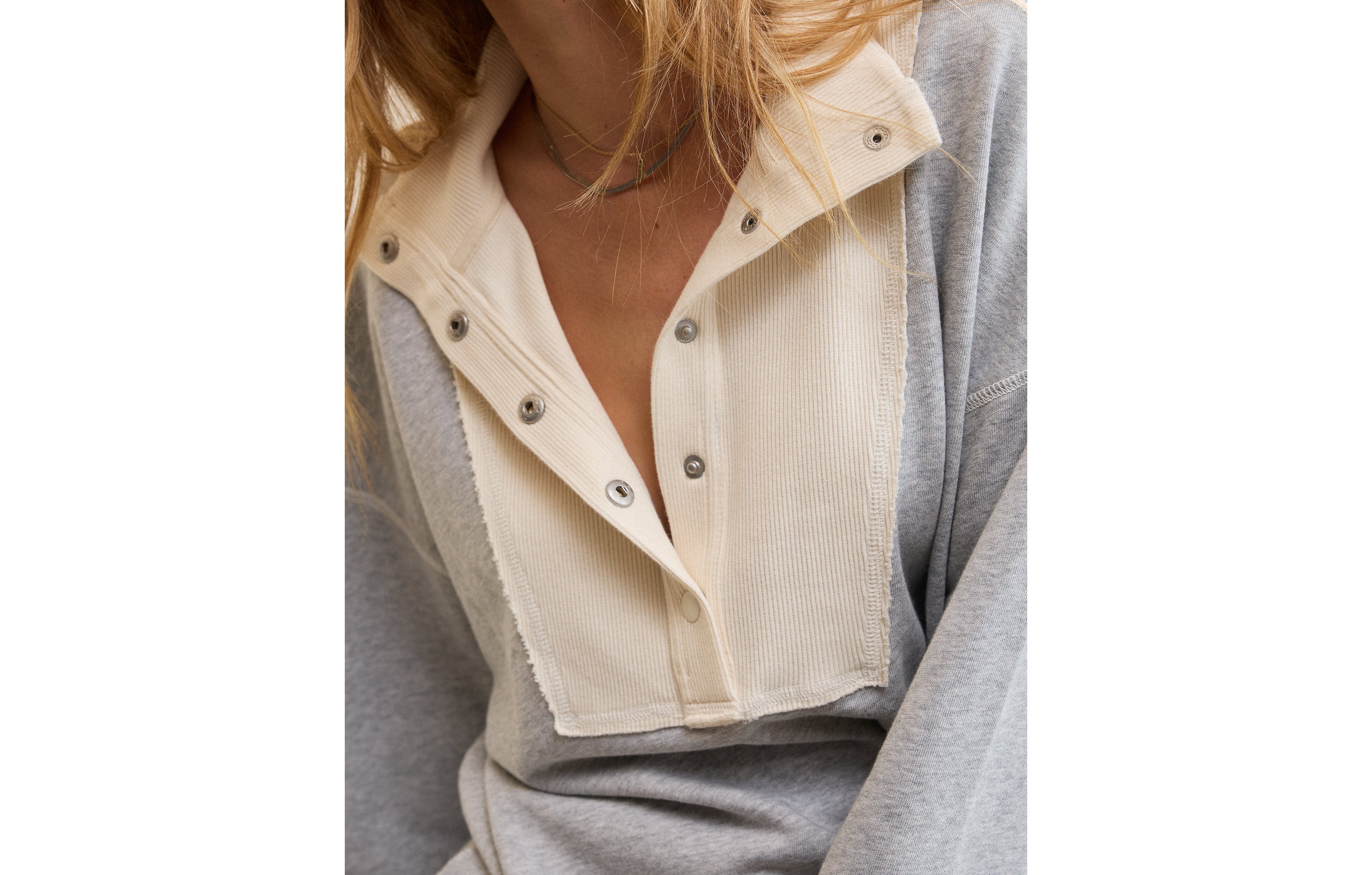 Aerie Quarter Snap Sweatshirt