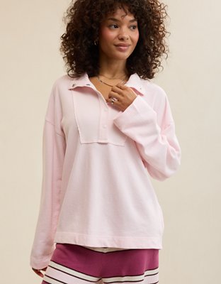 Aerie Quarter Snap Sweatshirt