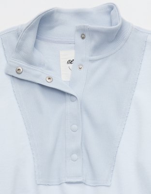 Aerie Quarter Snap Sweatshirt