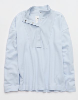 Aerie Quarter Snap Sweatshirt