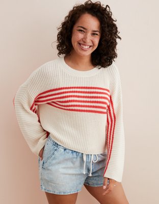 Aerie Striped Pullover Sweater