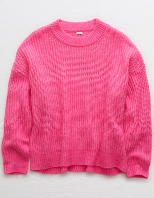 aerie pink sweater