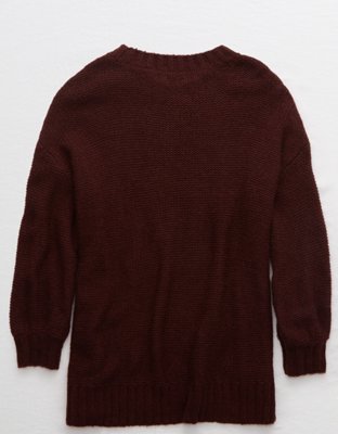 Aerie Oversized Happy Place Cable Sweater