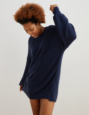 Aerie Oversized Happy Place Cable Sweater