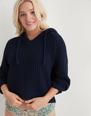 Aerie Ribbed Chenille Hoodie