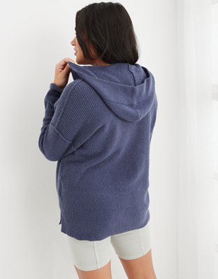 Aerie CozyUp Hoodie con textura tipo waffle