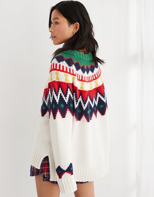 Женские свитеры Aerie Festive Feels! Crewneck Sweater — фото 2