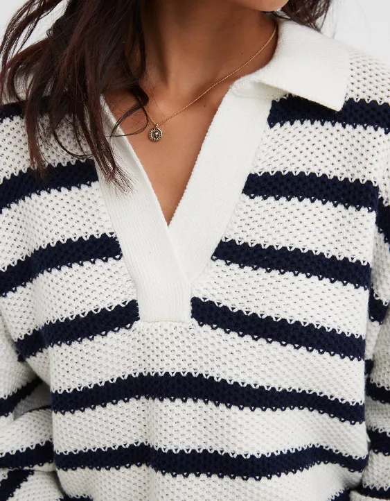 Aerie Ivy Polo Sweater