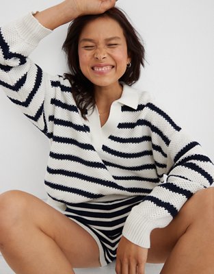 Женские свитеры Aerie Ivy Polo Sweater — фото 6