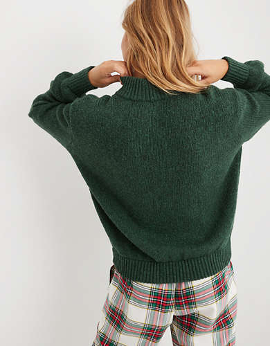 Aerie Oh-Snow-Soft Mock Neck Sweater