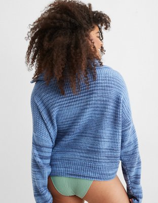 Aerie Quarter Zip Sweater