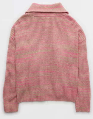 Aerie F.I.T femme manches longues Pulls Taille XS 1/4 Zip Rose Accents Bleu marine/turquoise 